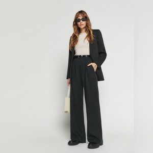 Reformation Mason Pant Black